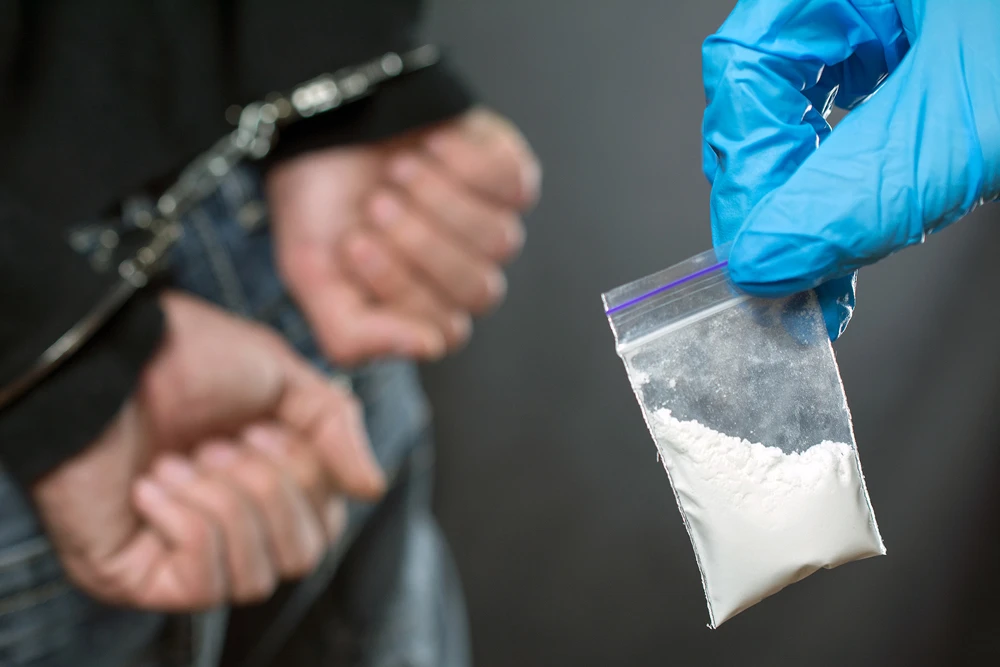 Closeup-Of-Cociane-In-A-Bag